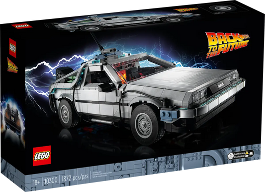 آلة الزمن العودة إلى المستقبل من مجموعة LEGO Icons 10300