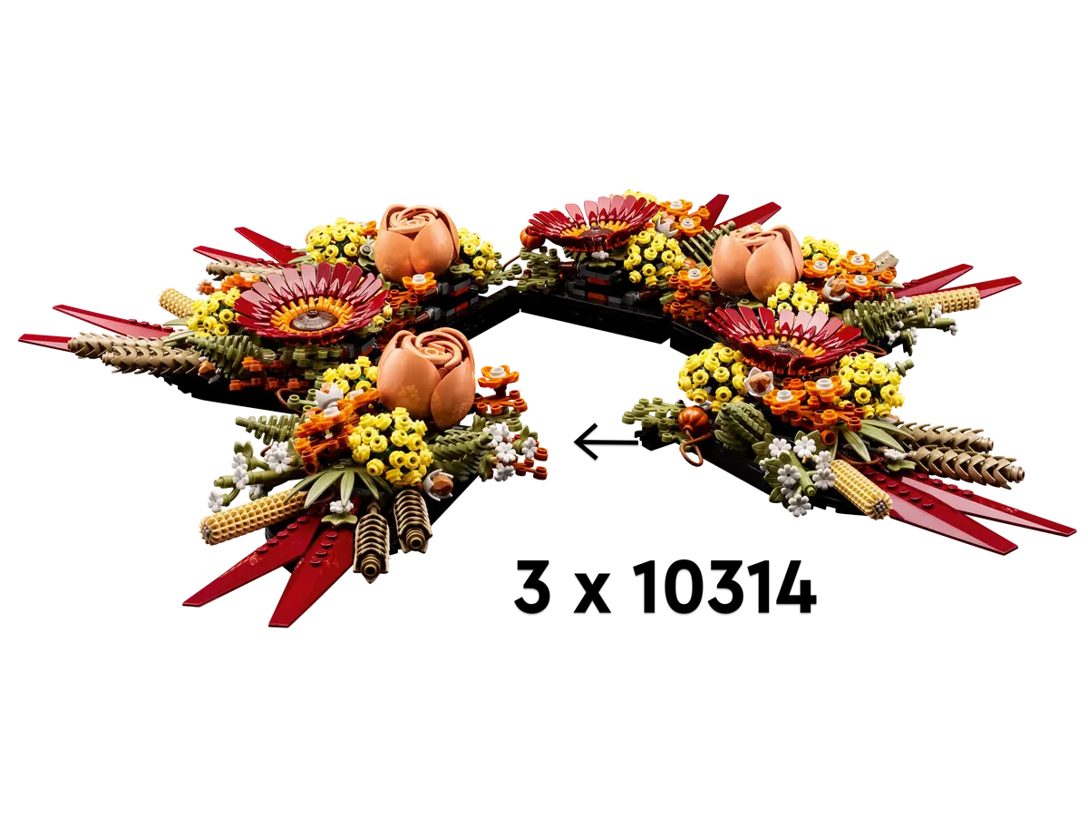 LEGO Botanical Collection 10314 Dried Flower Centrepiece