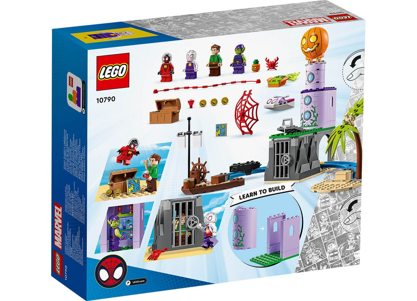LEGO Marvel 10790 Team Spidy at Green Goblin Lighthouse
