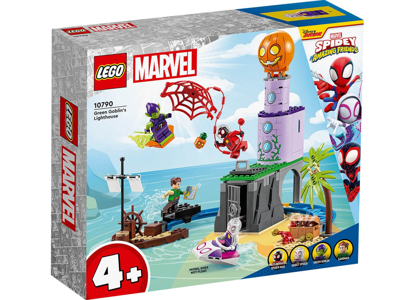 LEGO Marvel 10790 Team Spidy at Green Goblin Lighthouse