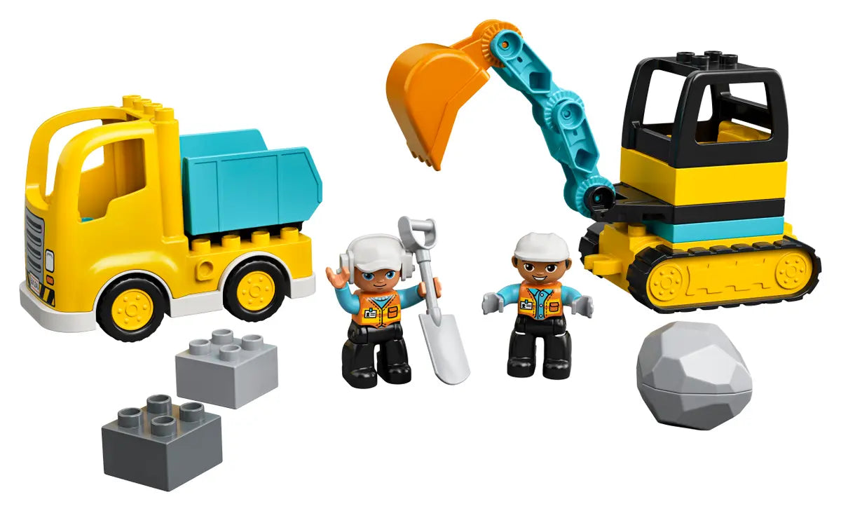 LEGO Duplo 10931 Truck and Tracked Excavator
