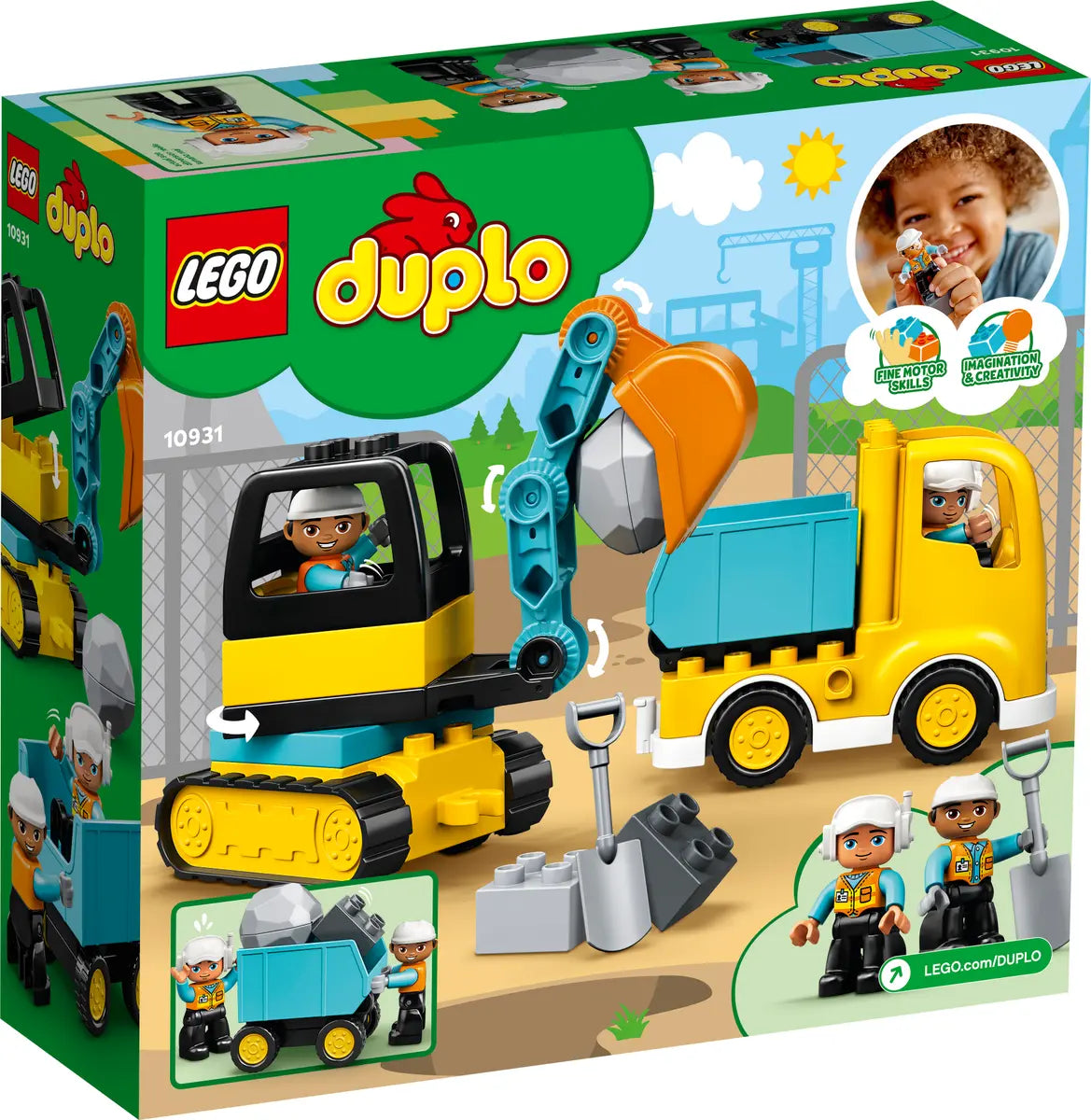 LEGO Duplo 10931 Truck and Tracked Excavator