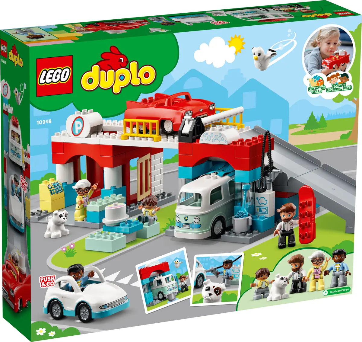 LEGO Duplo 10948 Car Park and Wash