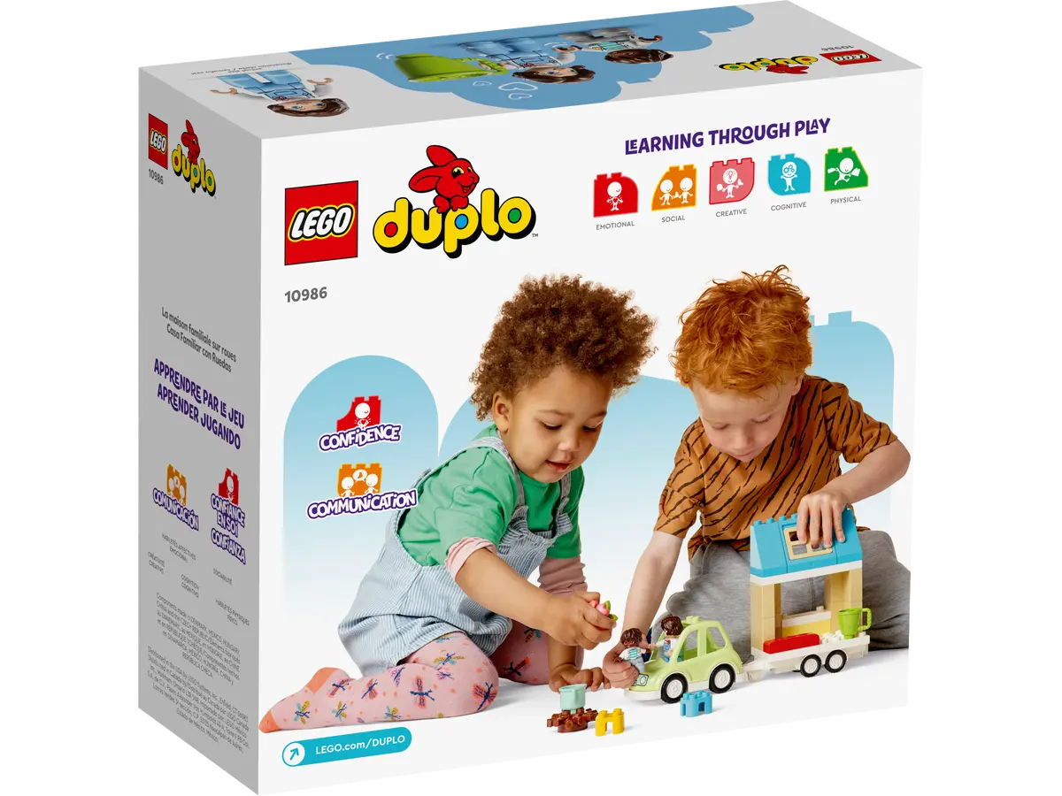 LEGO DUPLO 10986 Family House on Wheels