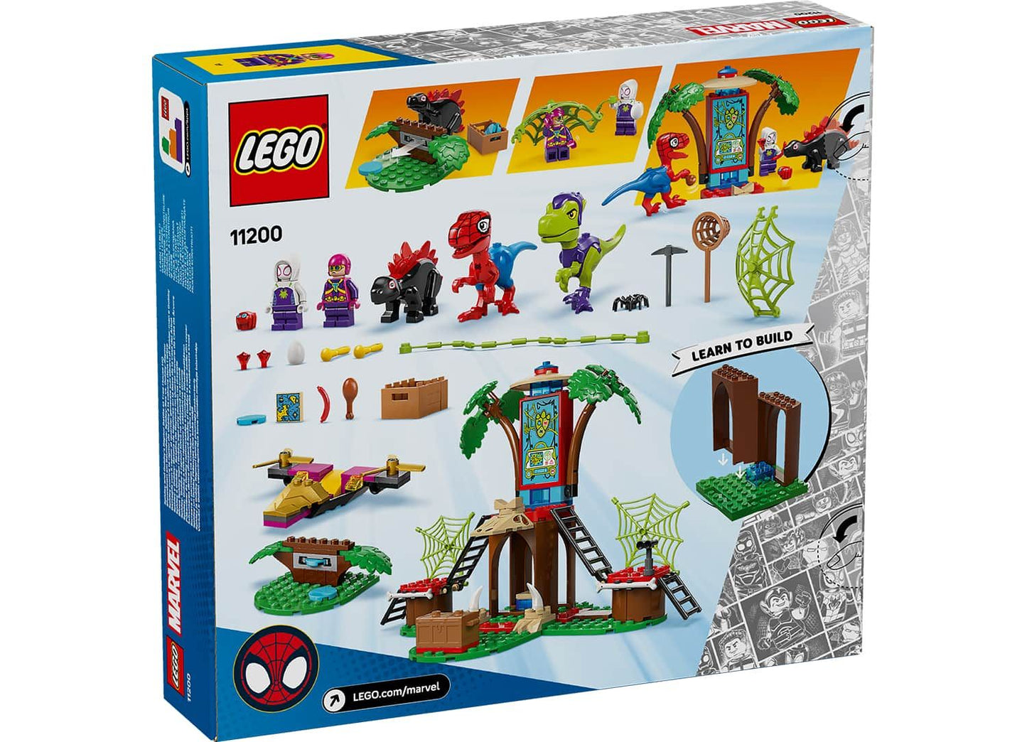 LEGO Marvel 11200 Spidey and Gobby's Raptor Battle at Tree House HQ