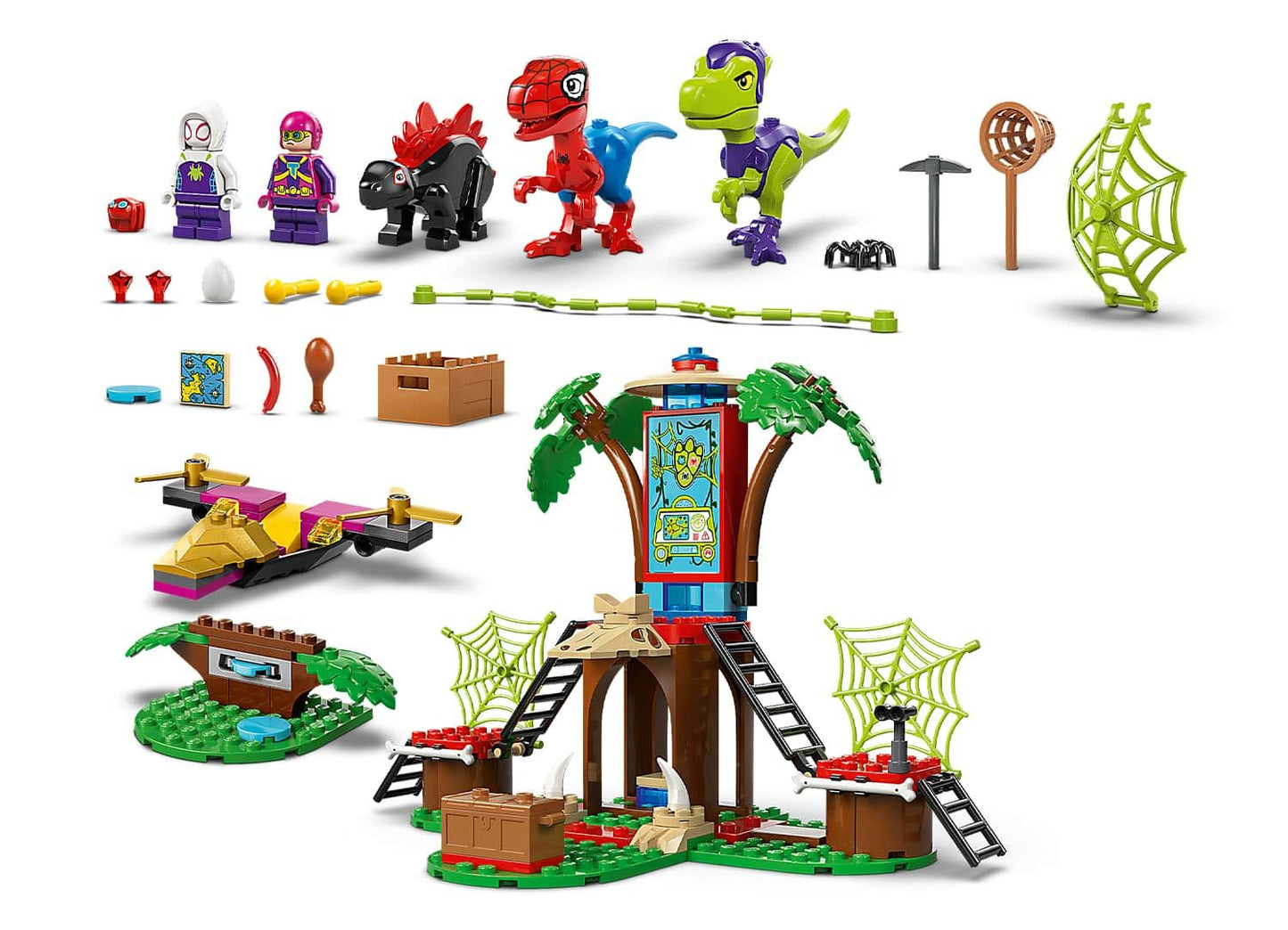 LEGO Marvel 11200 Spidey and Gobby's Raptor Battle at Tree House HQ