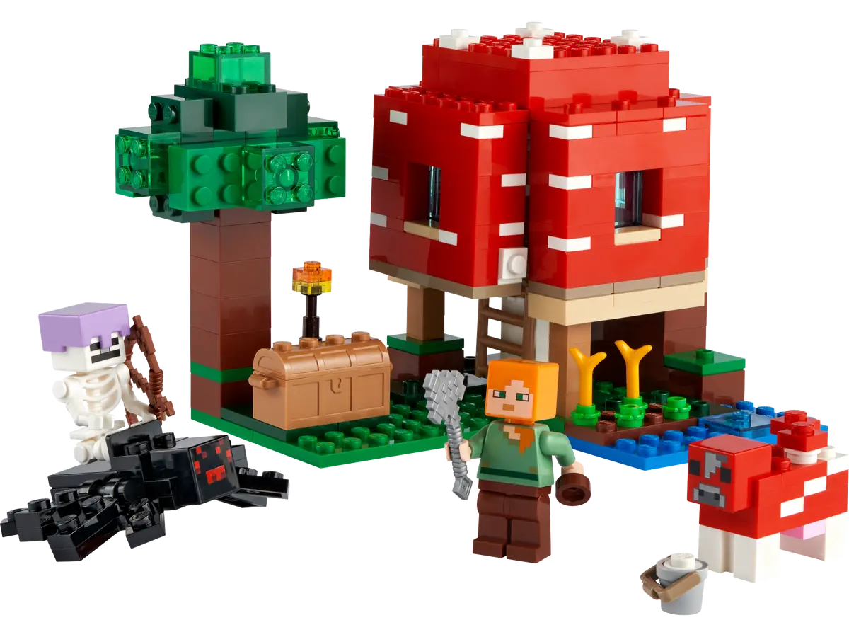 LEGO Minecraft 21179 The Mushroom House