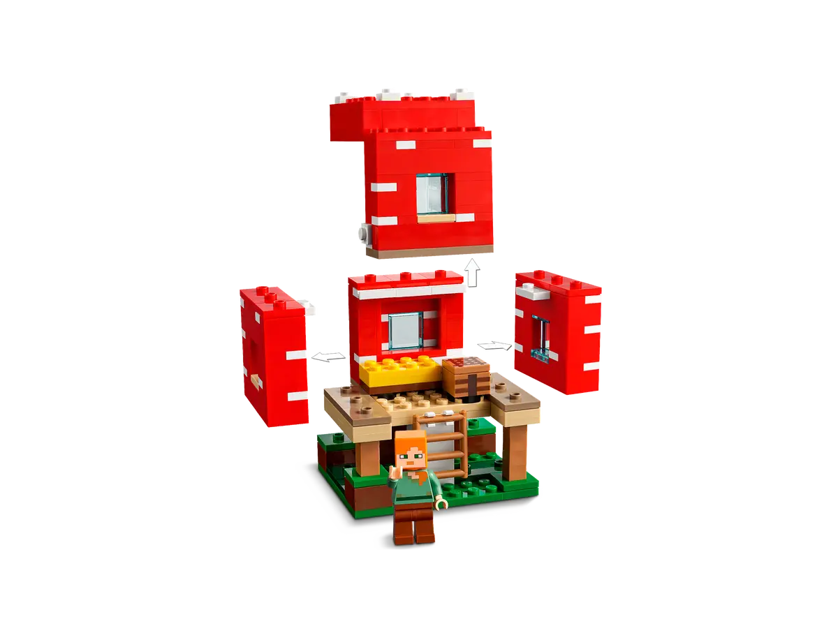 LEGO Minecraft 21179 The Mushroom House