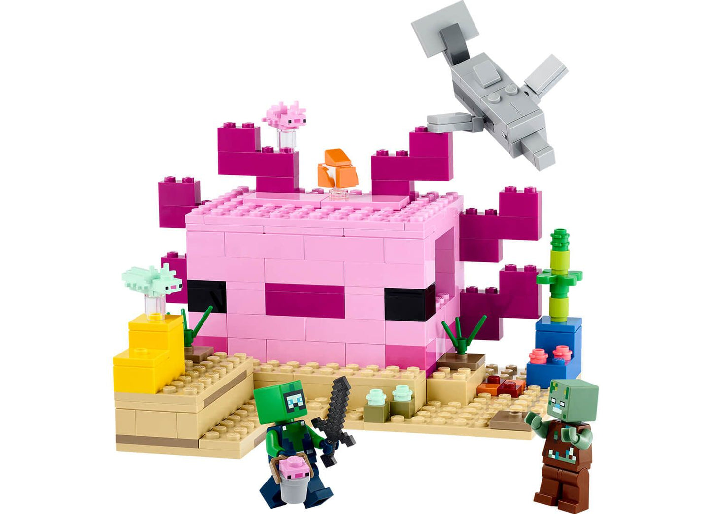LEGO Minecraft 21247 The Axolotl House