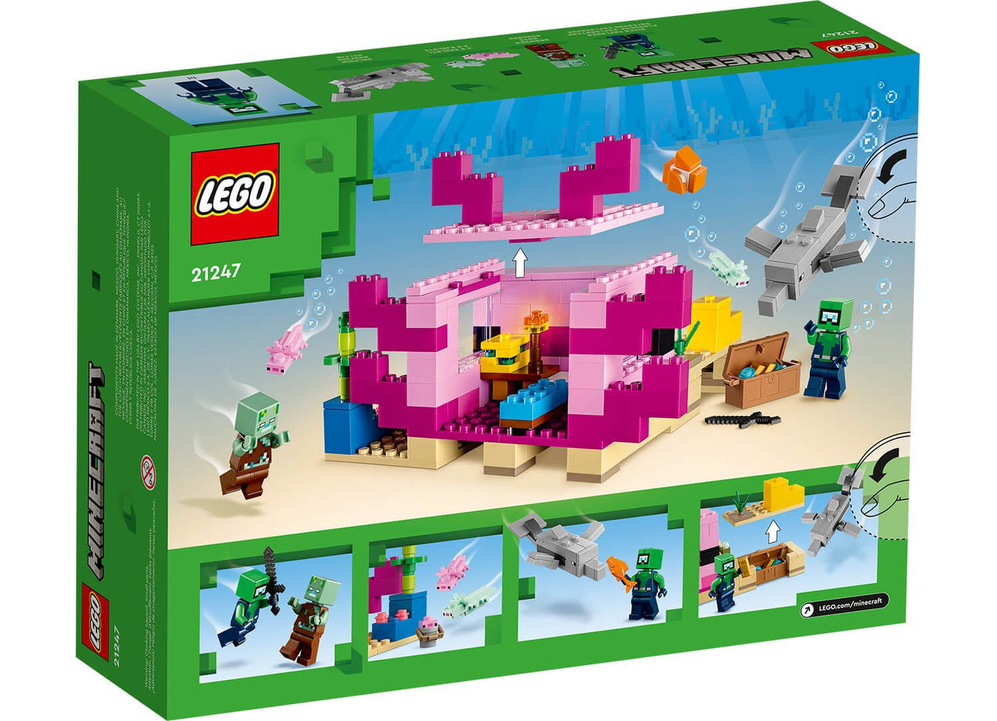 LEGO Minecraft 21247 The Axolotl House