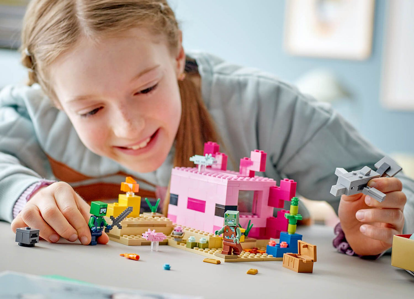 LEGO Minecraft 21247 The Axolotl House