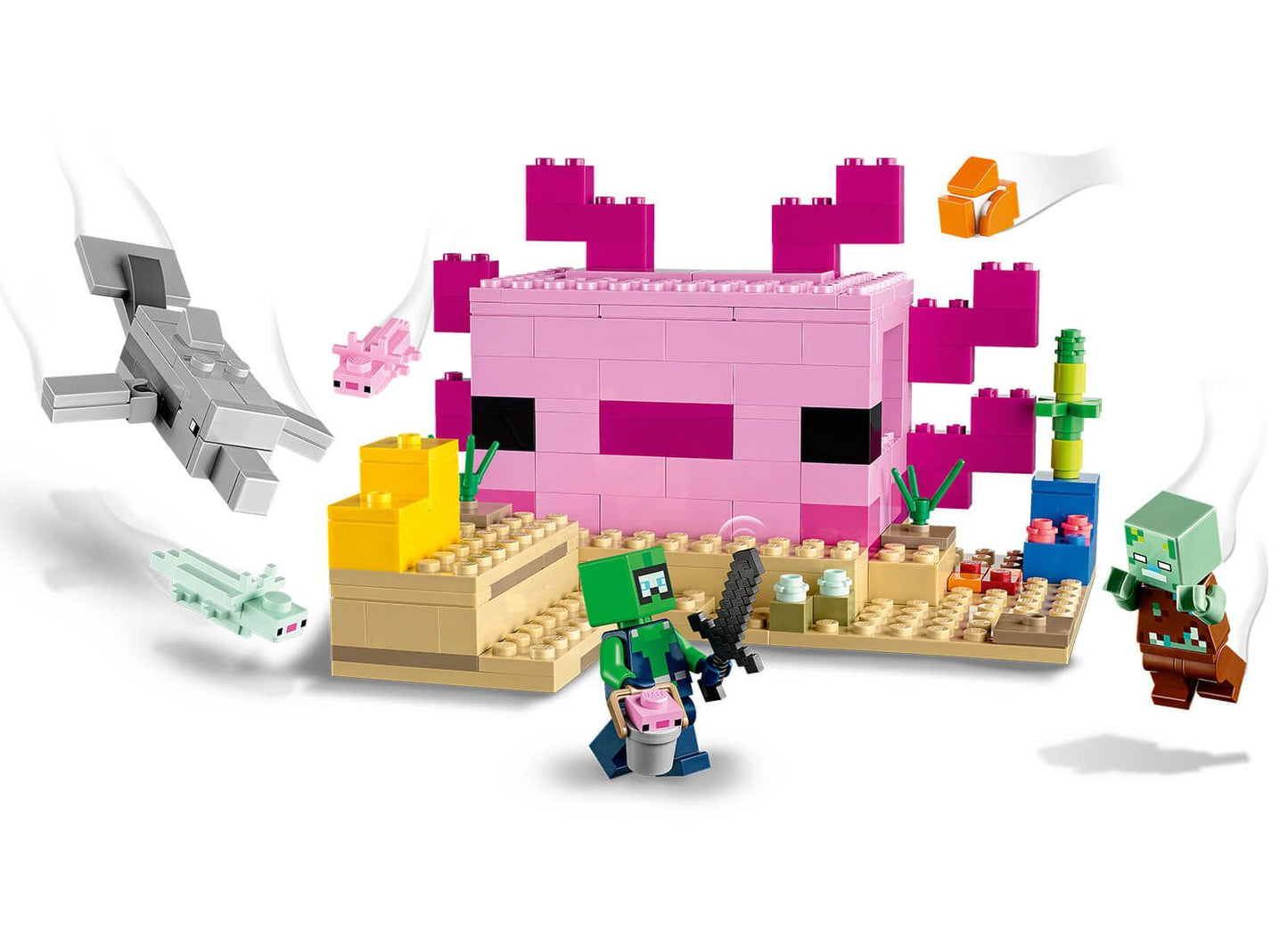LEGO Minecraft 21247 The Axolotl House