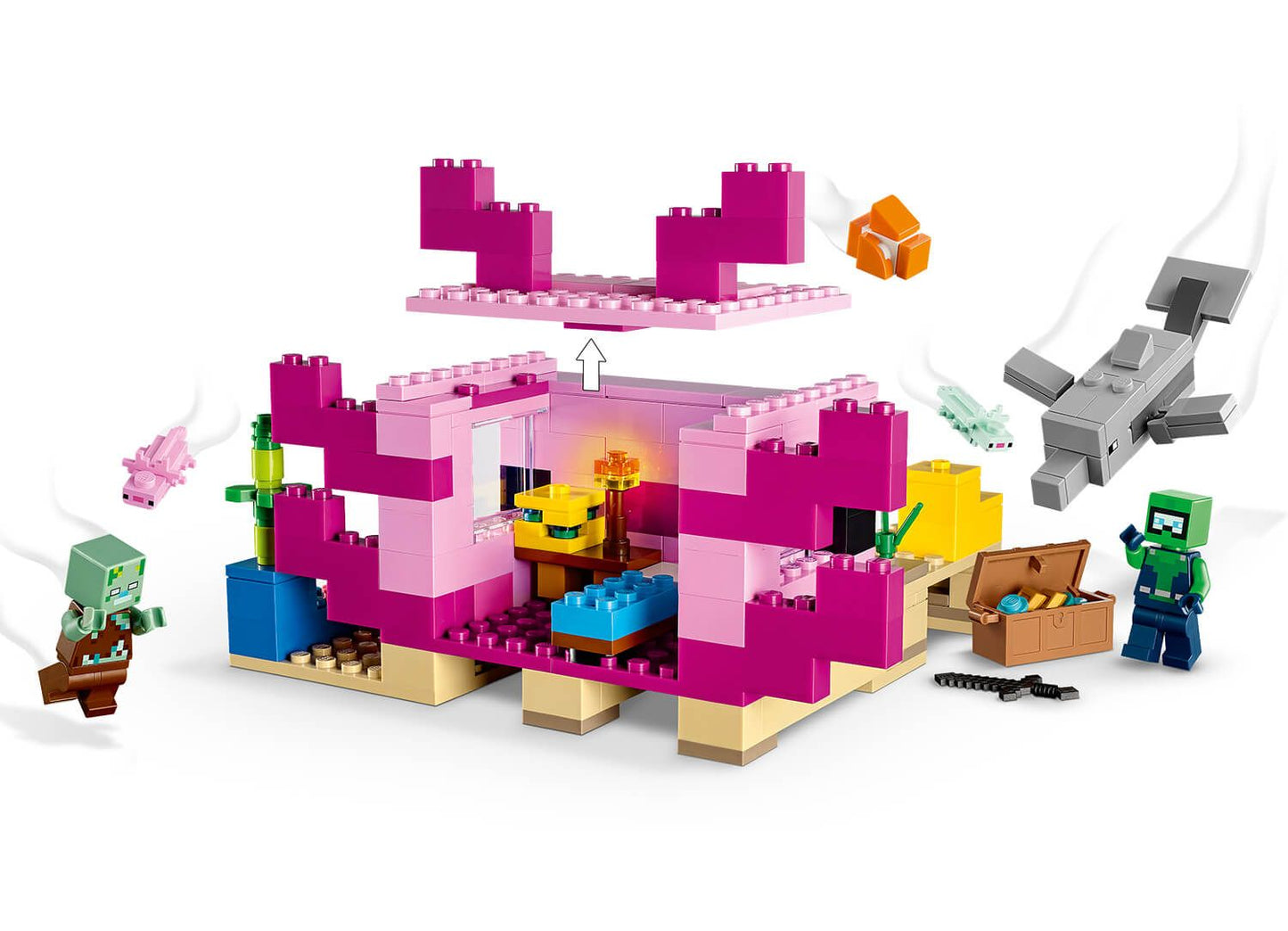 LEGO Minecraft 21247 The Axolotl House