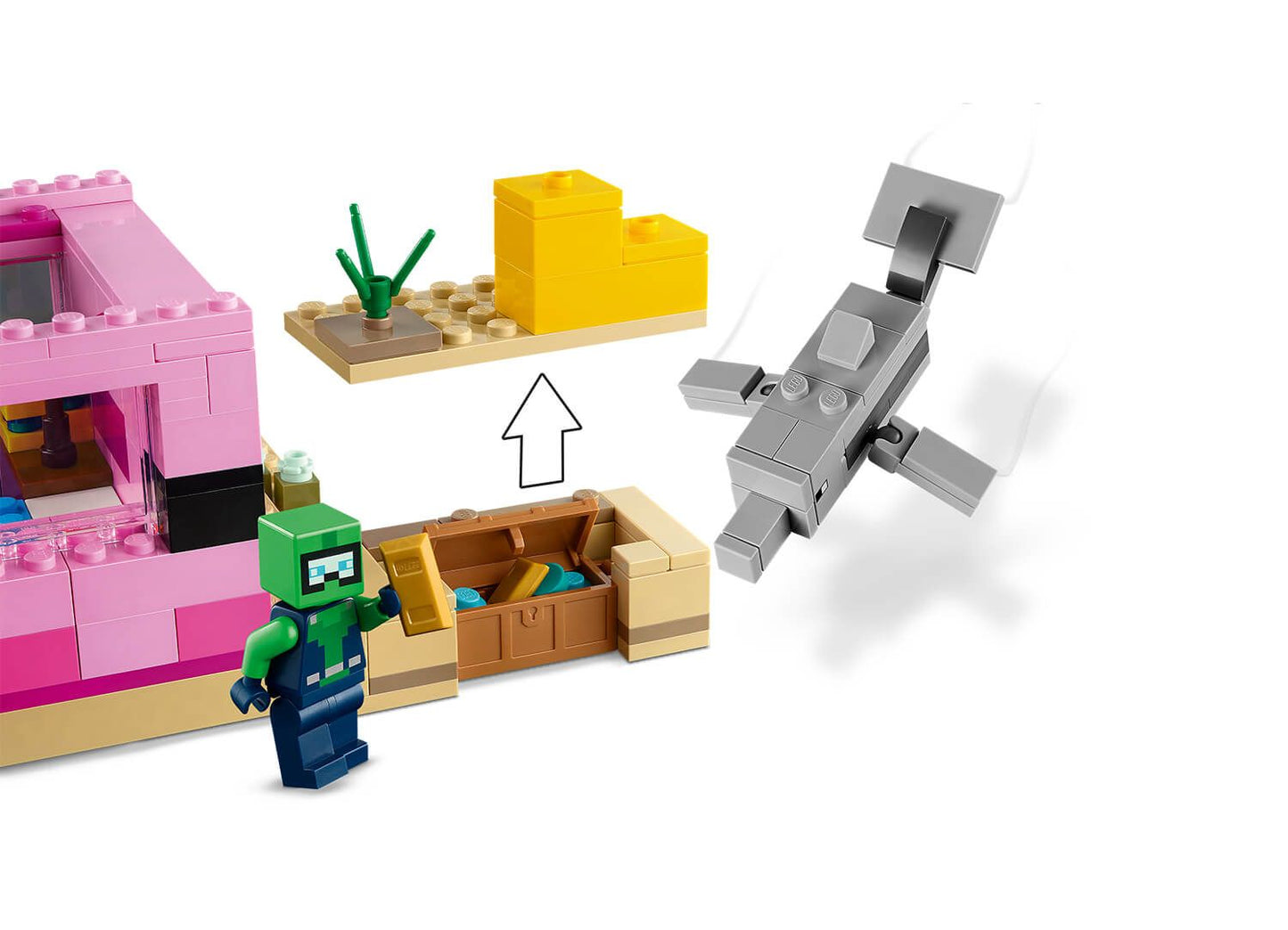 LEGO Minecraft 21247 The Axolotl House