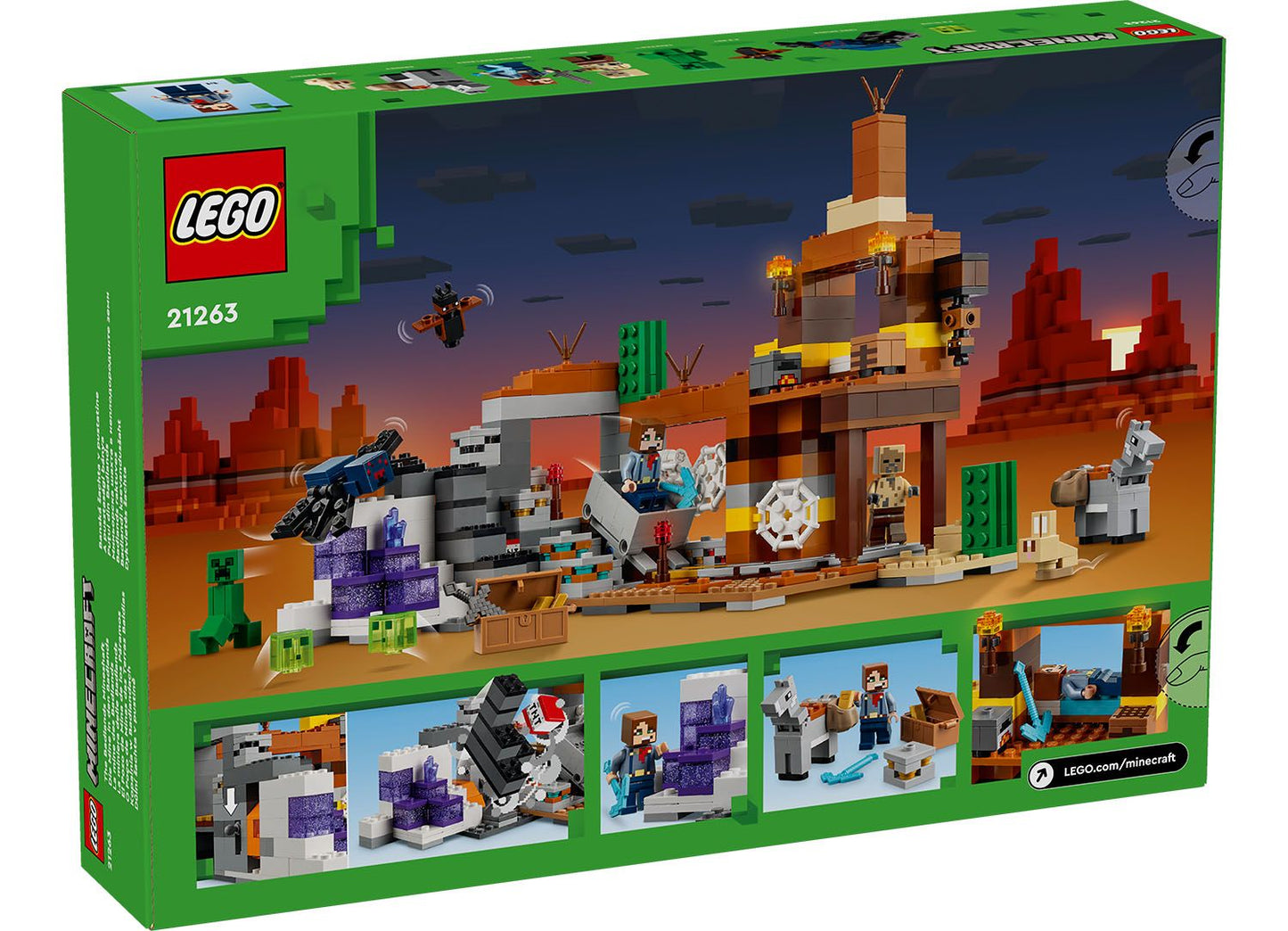 LEGO Minecraft 21263 The Badlands Mineshaft