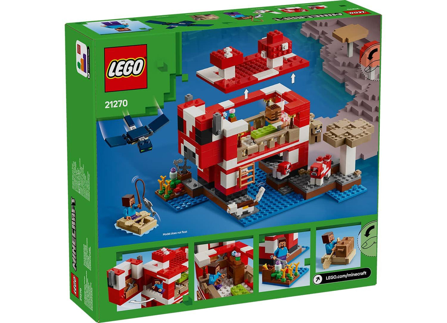 LEGO Minecraft 21270 The Mooshroom House