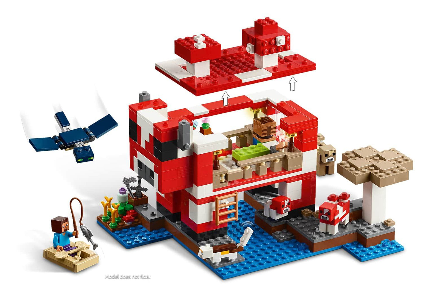 LEGO Minecraft 21270 The Mooshroom House