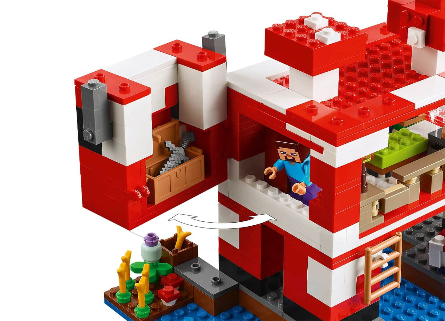 LEGO Minecraft 21270 The Mooshroom House