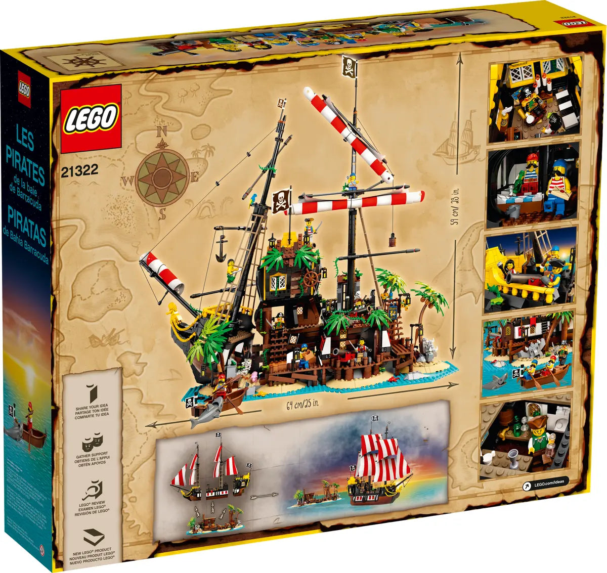 LEGO Ideas 21322 Pirates of Barracuda Bay