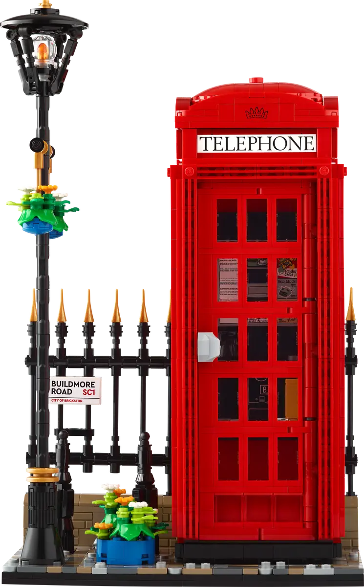LEGO Ideas 21347 Red London Telephone Box