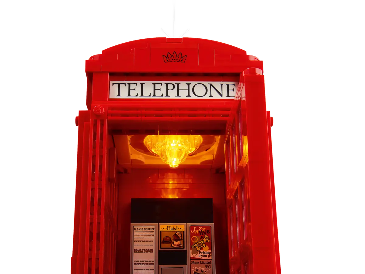 LEGO Ideas 21347 Red London Telephone Box