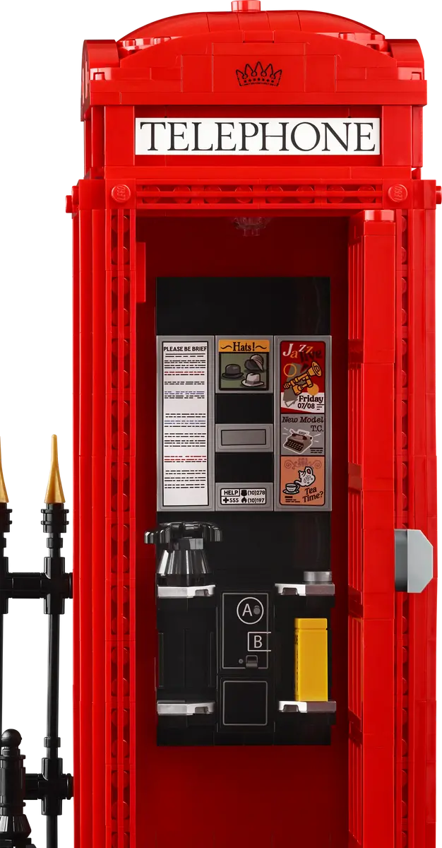 LEGO Ideas 21347 Red London Telephone Box