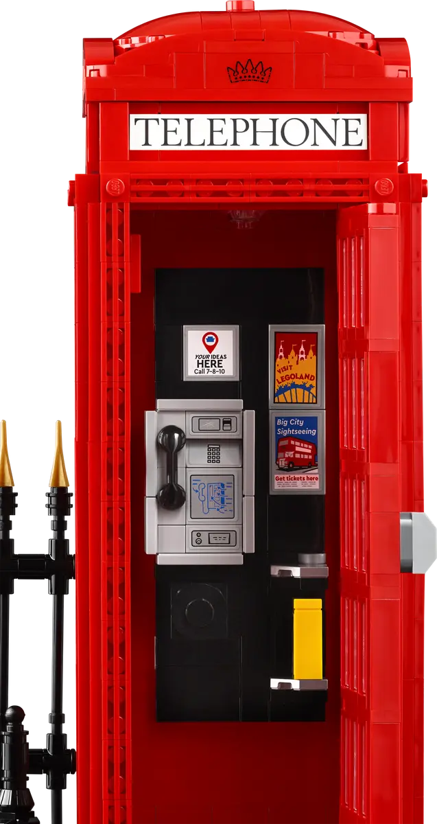 LEGO Ideas 21347 Red London Telephone Box