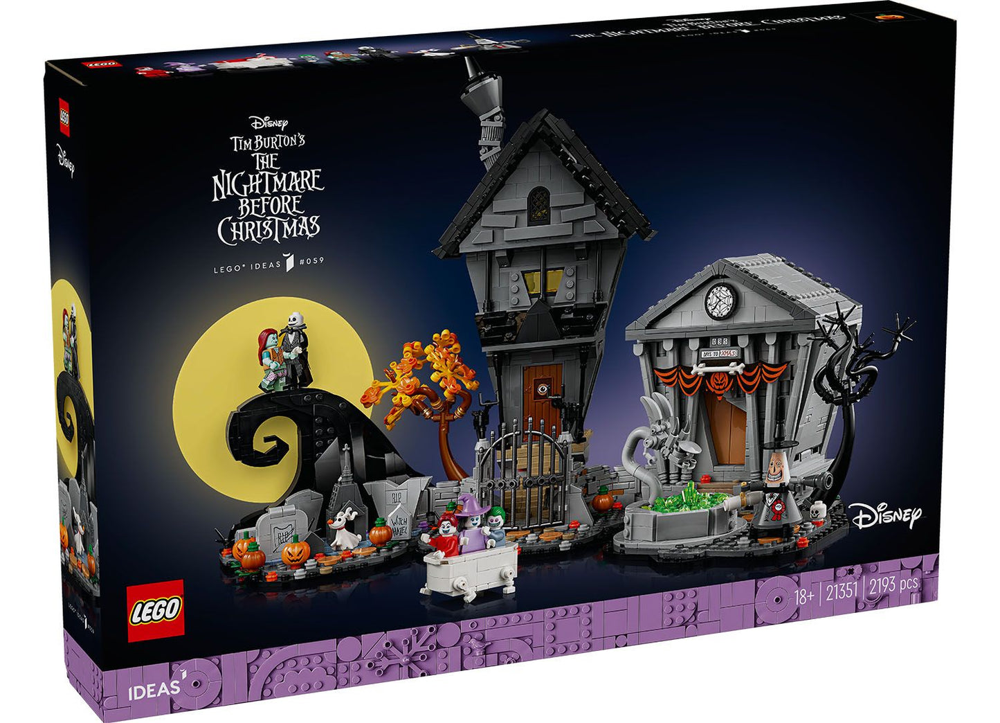 LEGO Ideas 21351 Tim Burton's The Nightmare Before Christmas