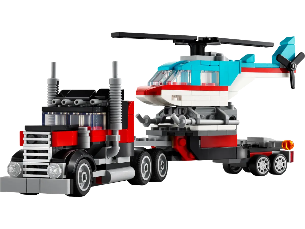 LEGO Creator 31146 Open Safe Truck with Helicopter