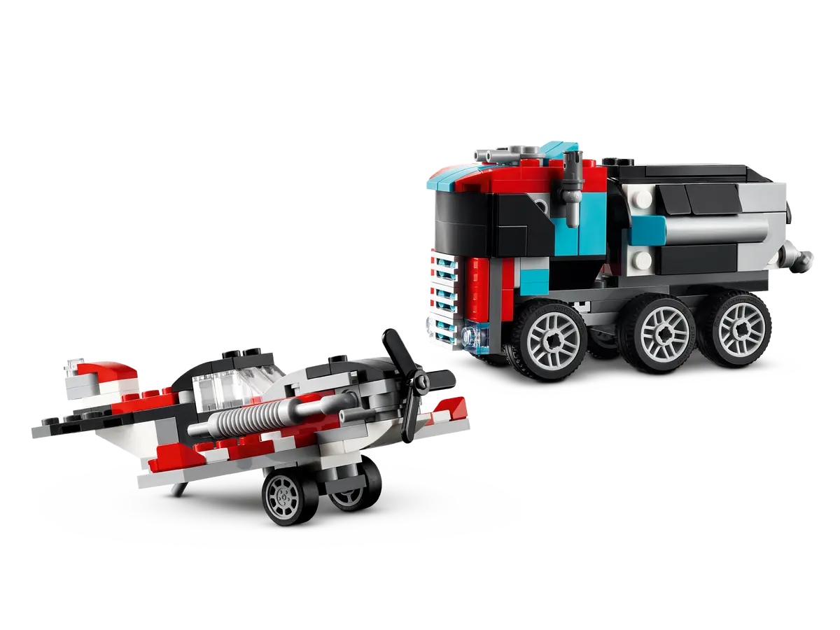 LEGO Creator 31146 Open Safe Truck with Helicopter