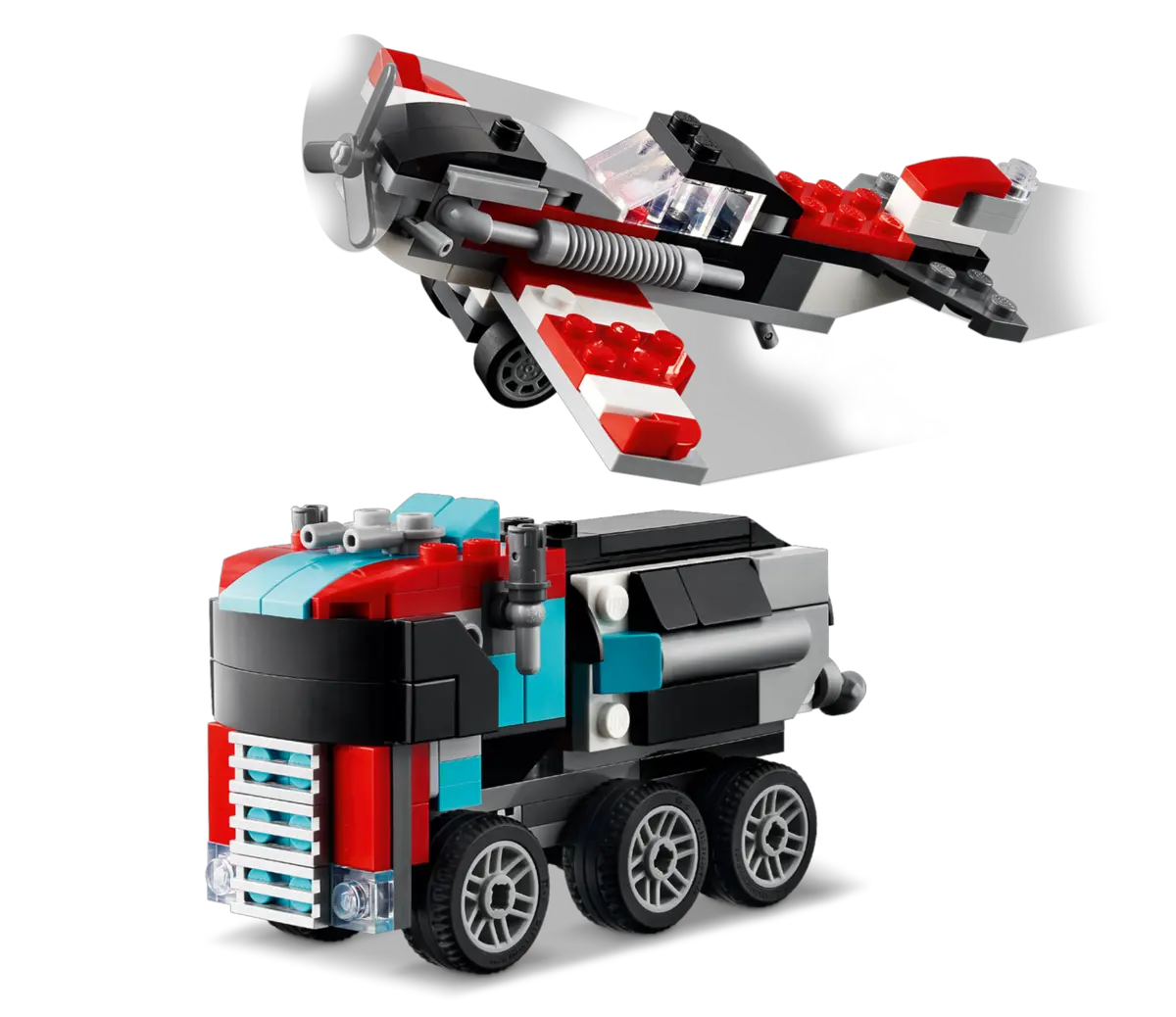 LEGO Creator 31146 Open Safe Truck with Helicopter