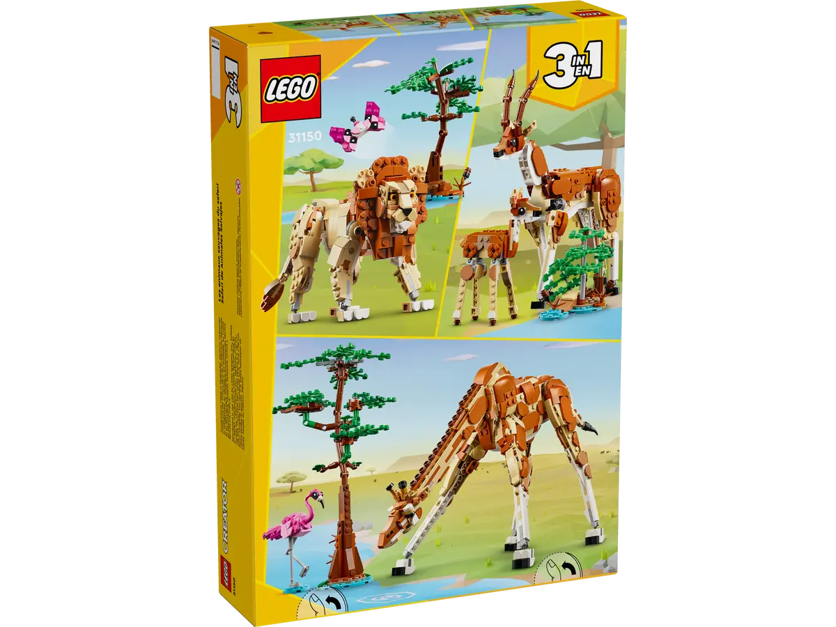 LEGO Creator 31150 Wild Safari Animals