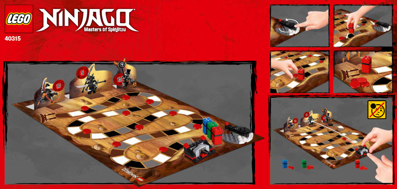 LEGO Ninjago 40315 Temple Journey Board Game