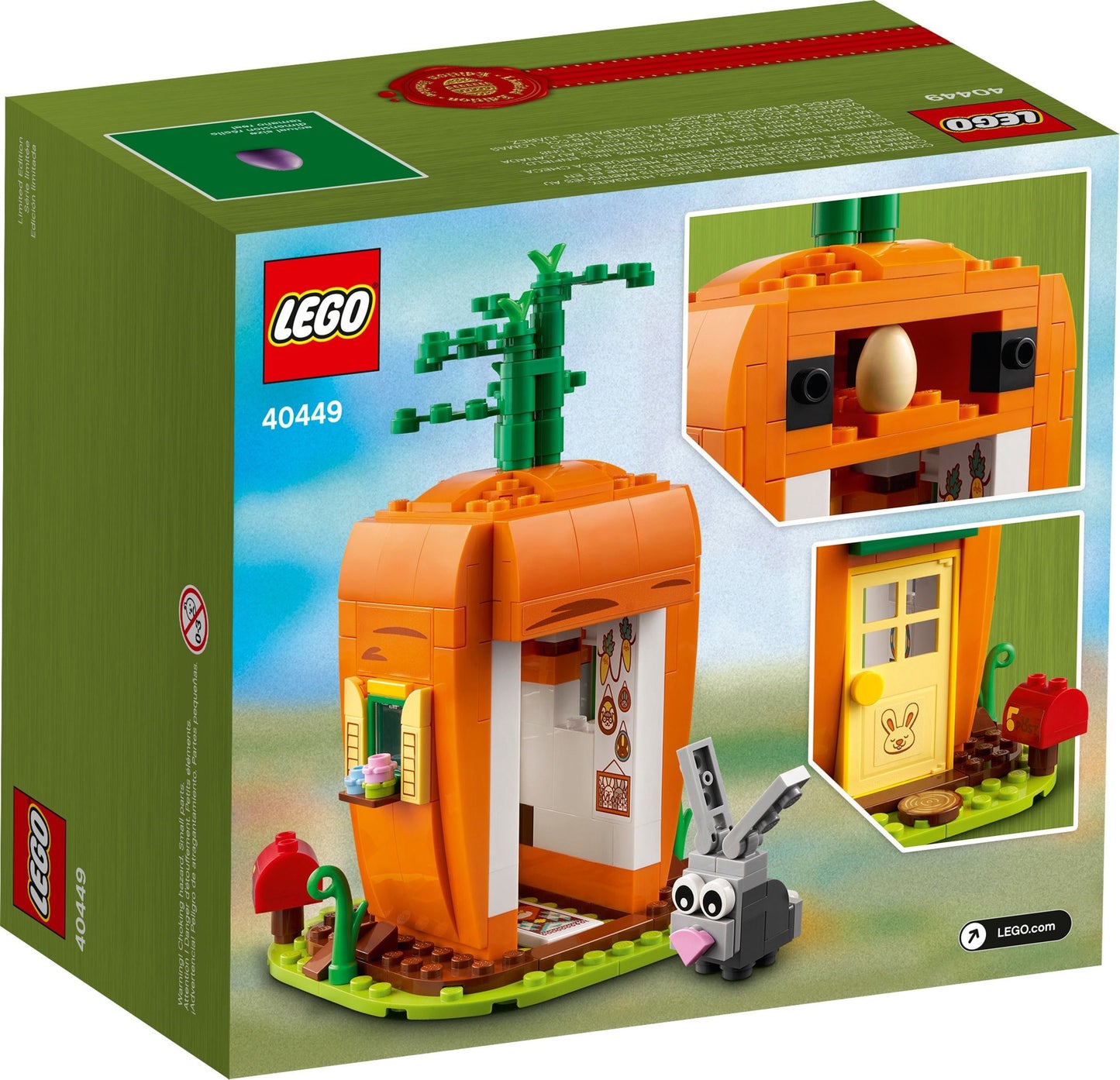 LEGO 40449 Easter Bunny's Carrot House