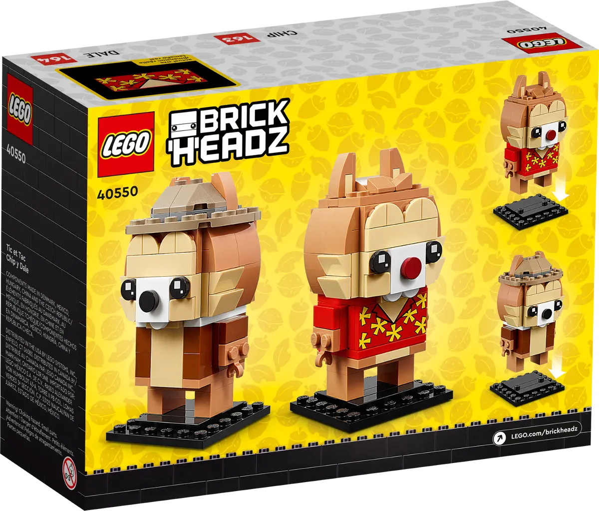 LEGO BrickHeadz 40550 Disney Chip & Dale