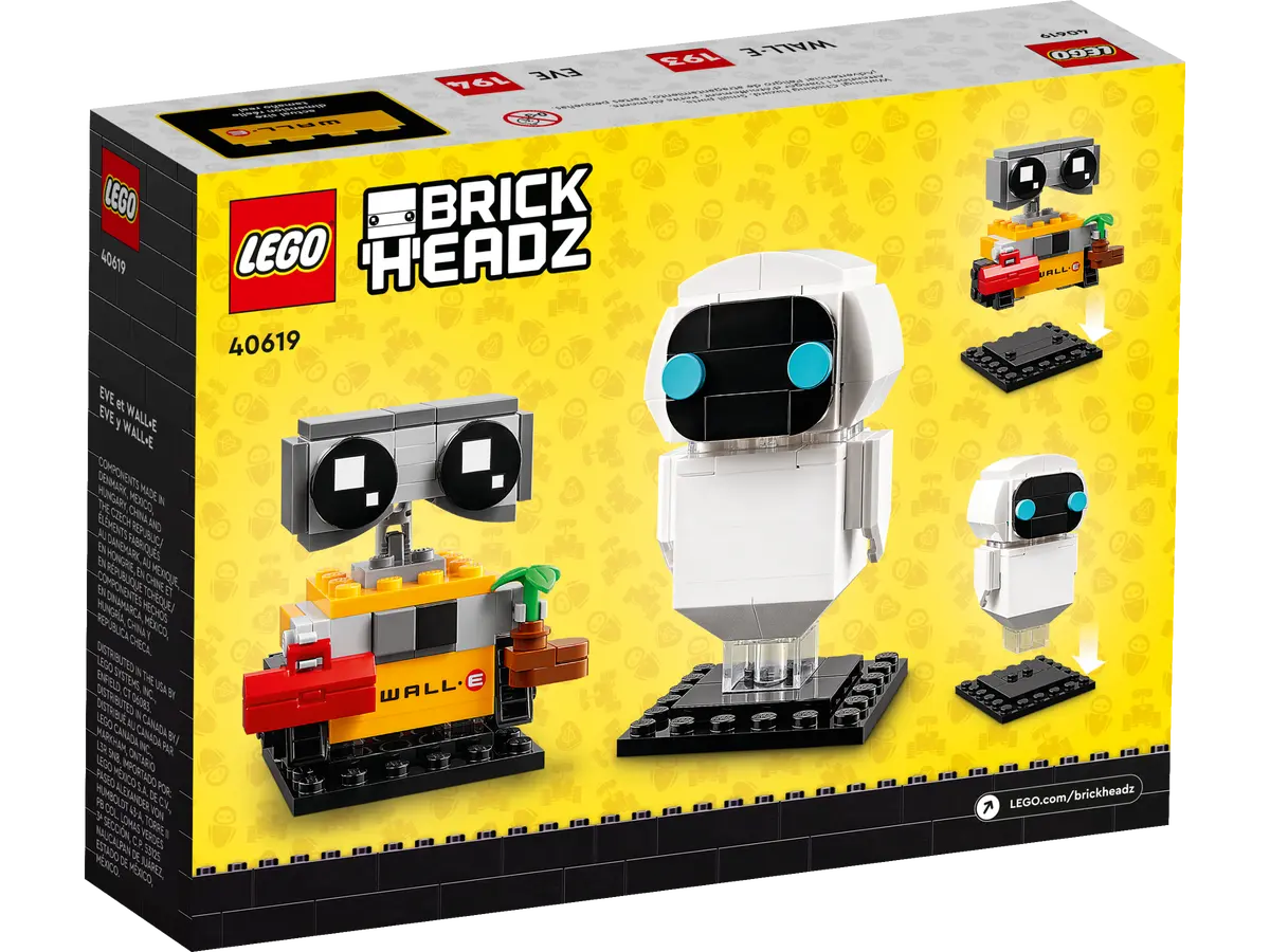 LEGO BrickHeadz 40619 EVE & WALL•E