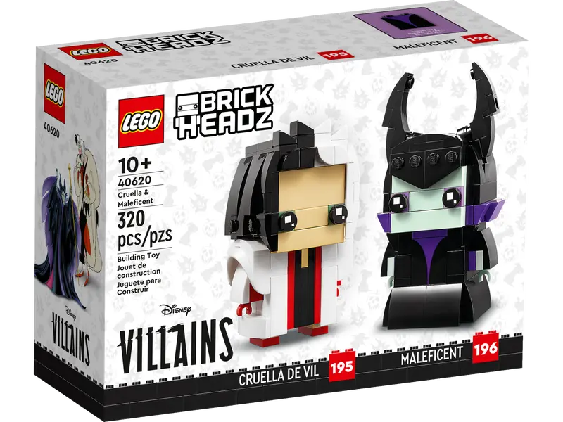 LEGO BrickHeadz 40620 Cruella & Maleficent