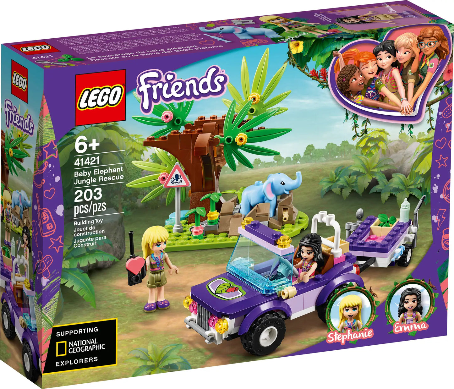 LEGO Friends 41421 Baby Elephant Jungle Rescue