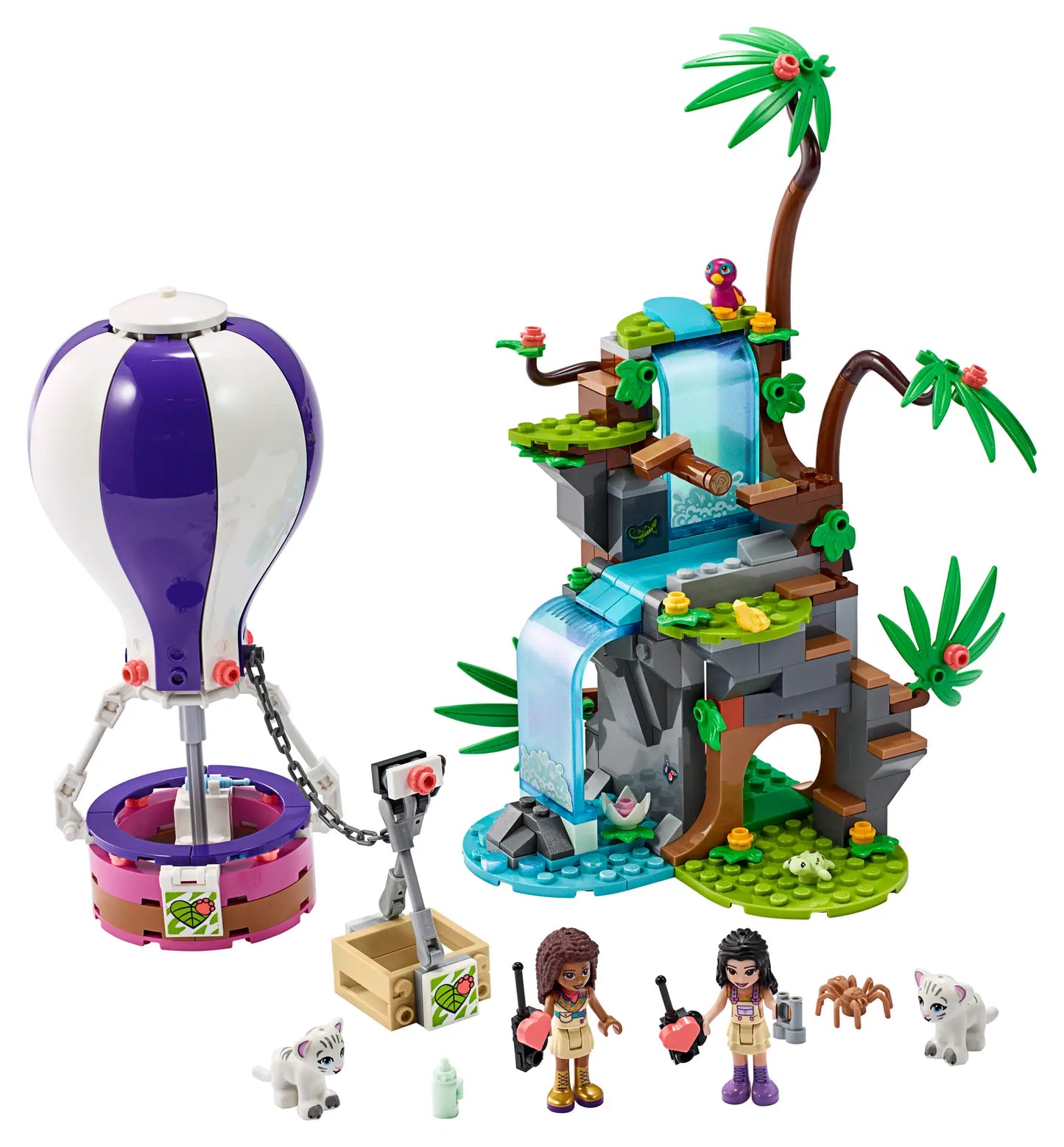 LEGO Friends 41423 Tiger Hot Air Balloon Jungle Rescue
