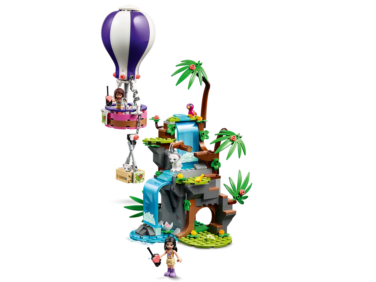 LEGO Friends 41423 Tiger Hot Air Balloon Jungle Rescue