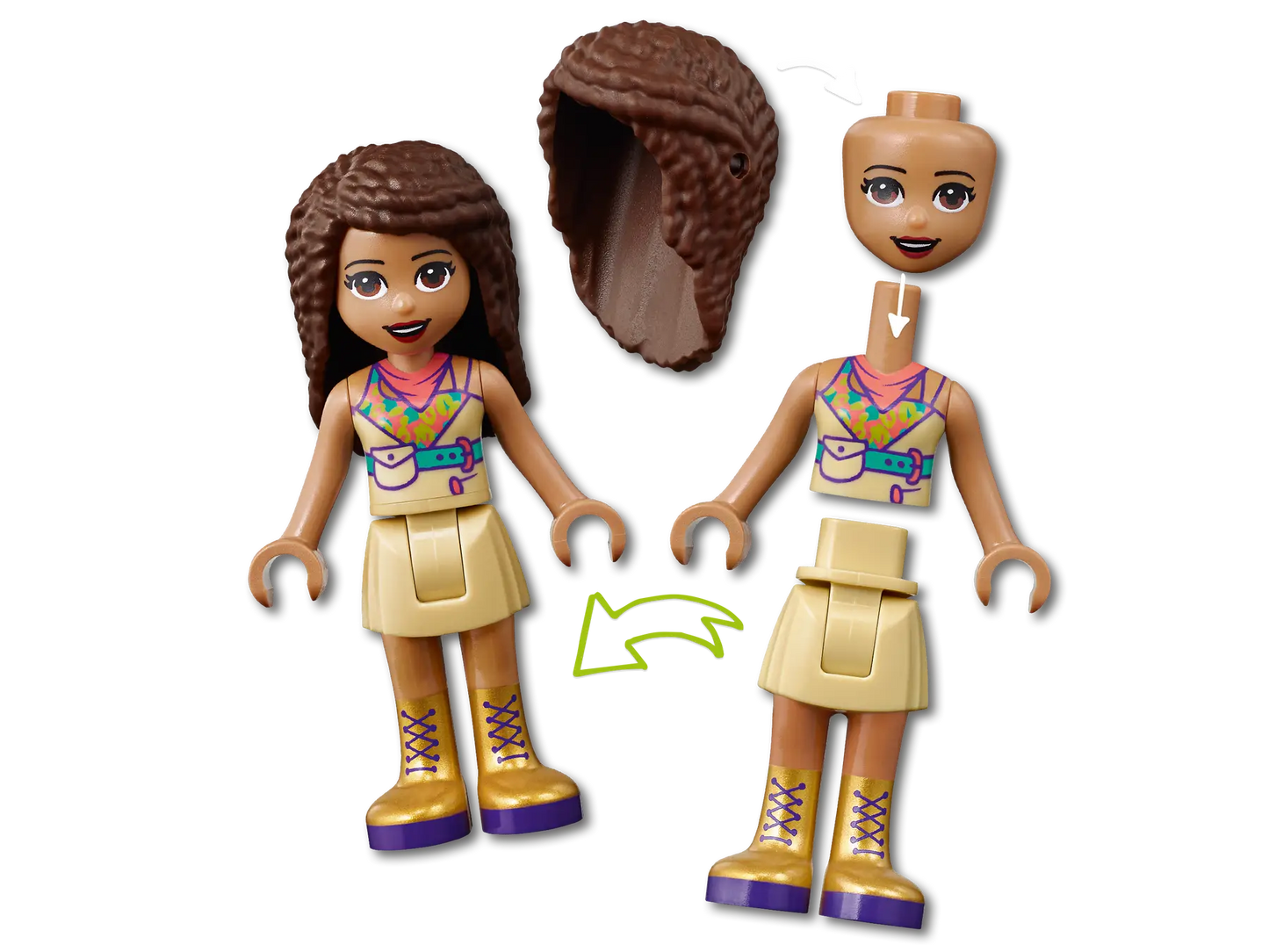 LEGO Friends 41423 Tiger Hot Air Balloon Jungle Rescue