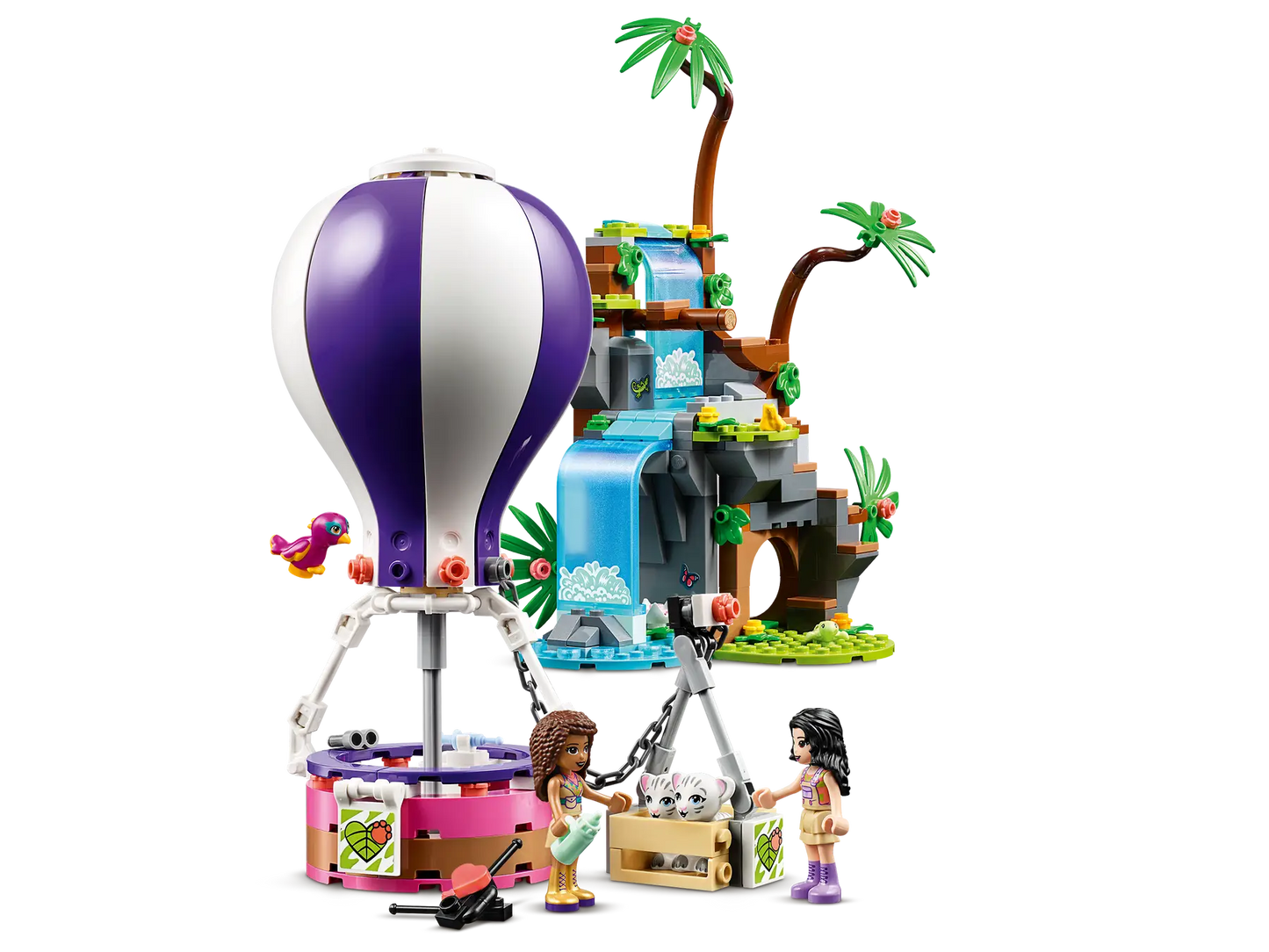 LEGO Friends 41423 Tiger Hot Air Balloon Jungle Rescue