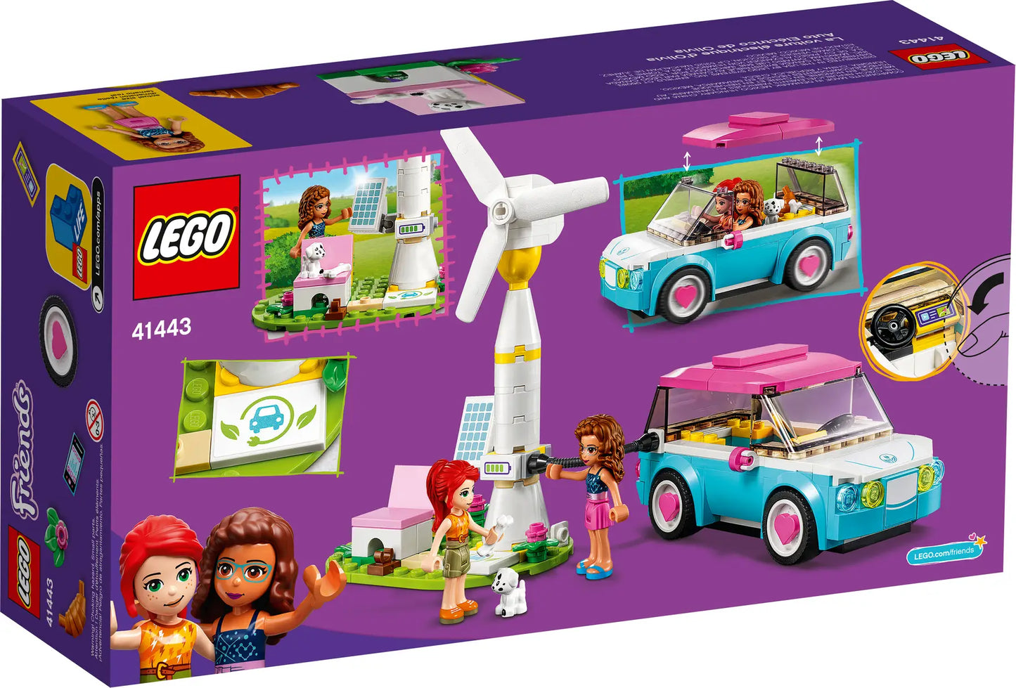 LEGO Friends 41443 Olivia's Electric Car