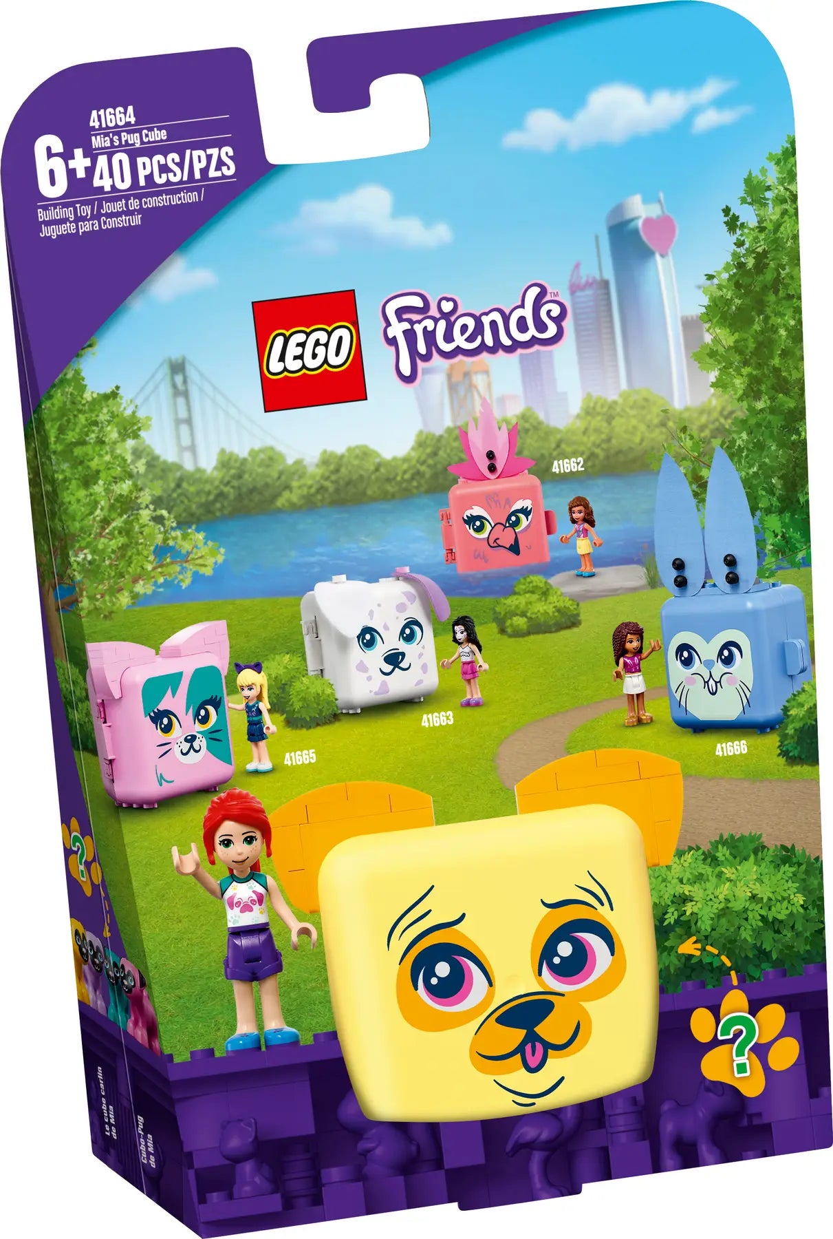 LEGO Friends 41664 Mia's Pug Cube