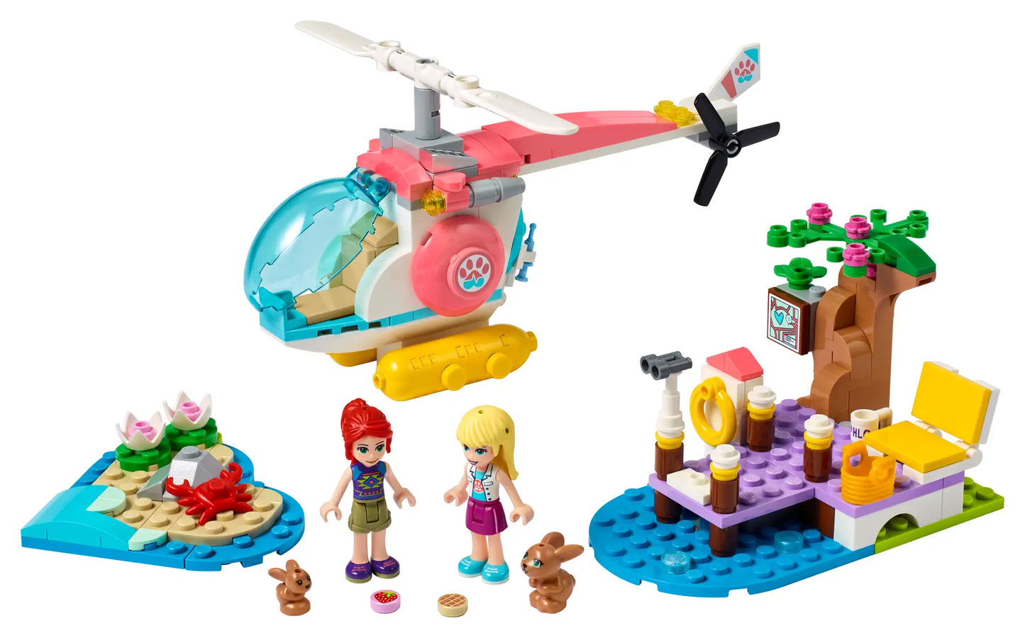 LEGO Friends 41692 Vet Clinic Rescue Helicopter