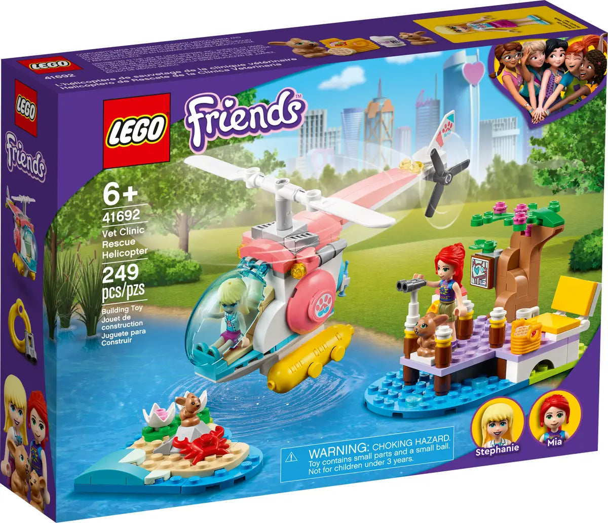 LEGO Friends 41692 Vet Clinic Rescue Helicopter