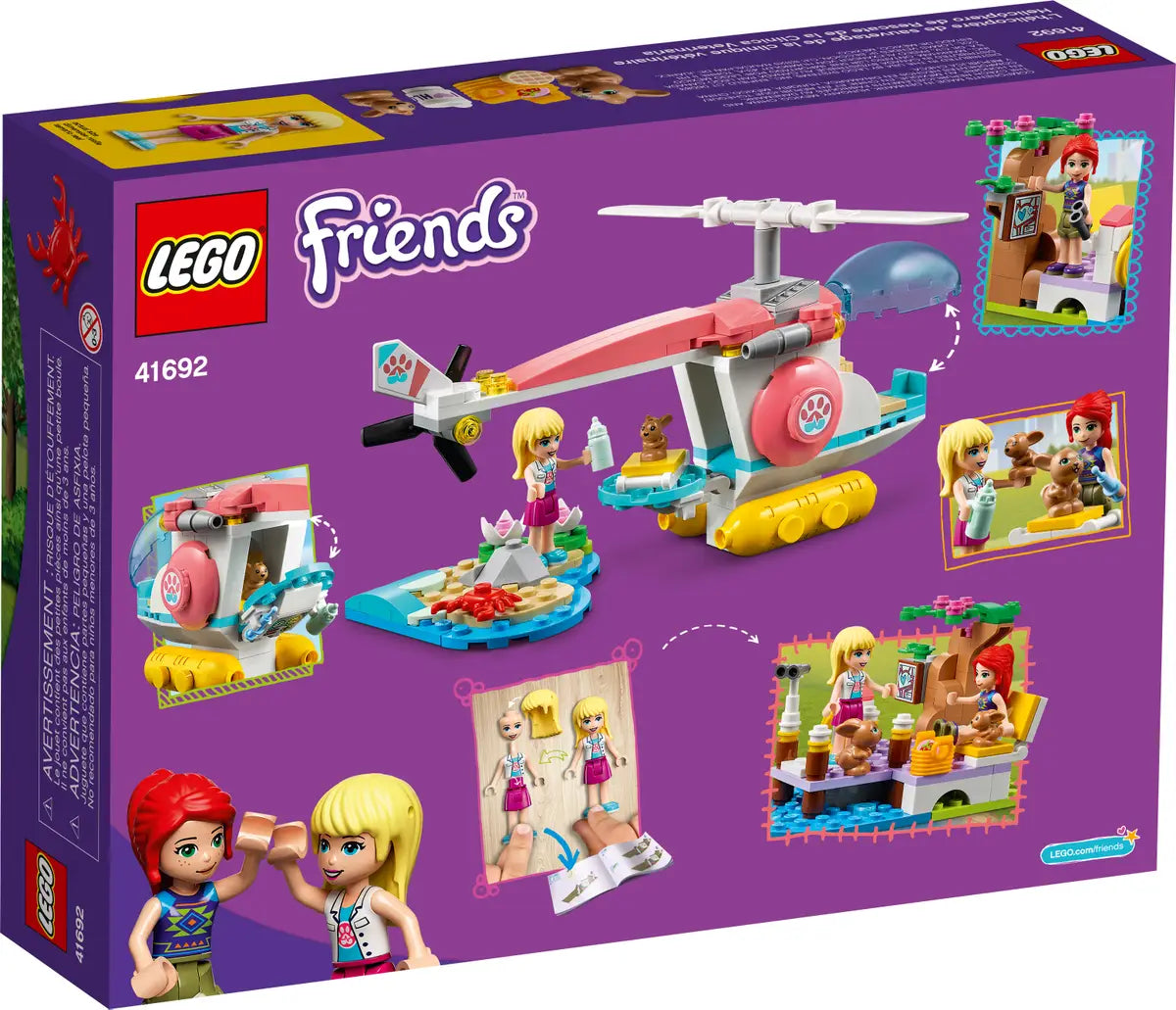 LEGO Friends 41692 Vet Clinic Rescue Helicopter