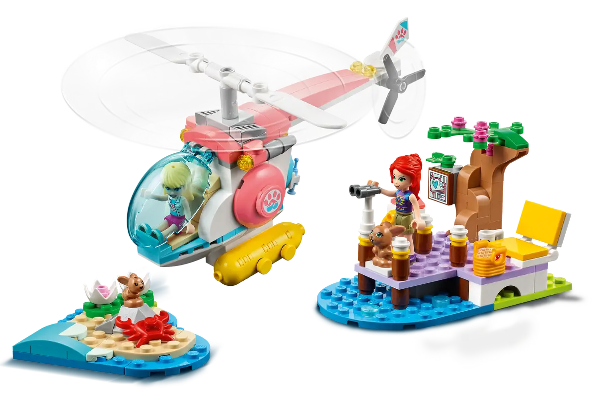 LEGO Friends 41692 Vet Clinic Rescue Helicopter
