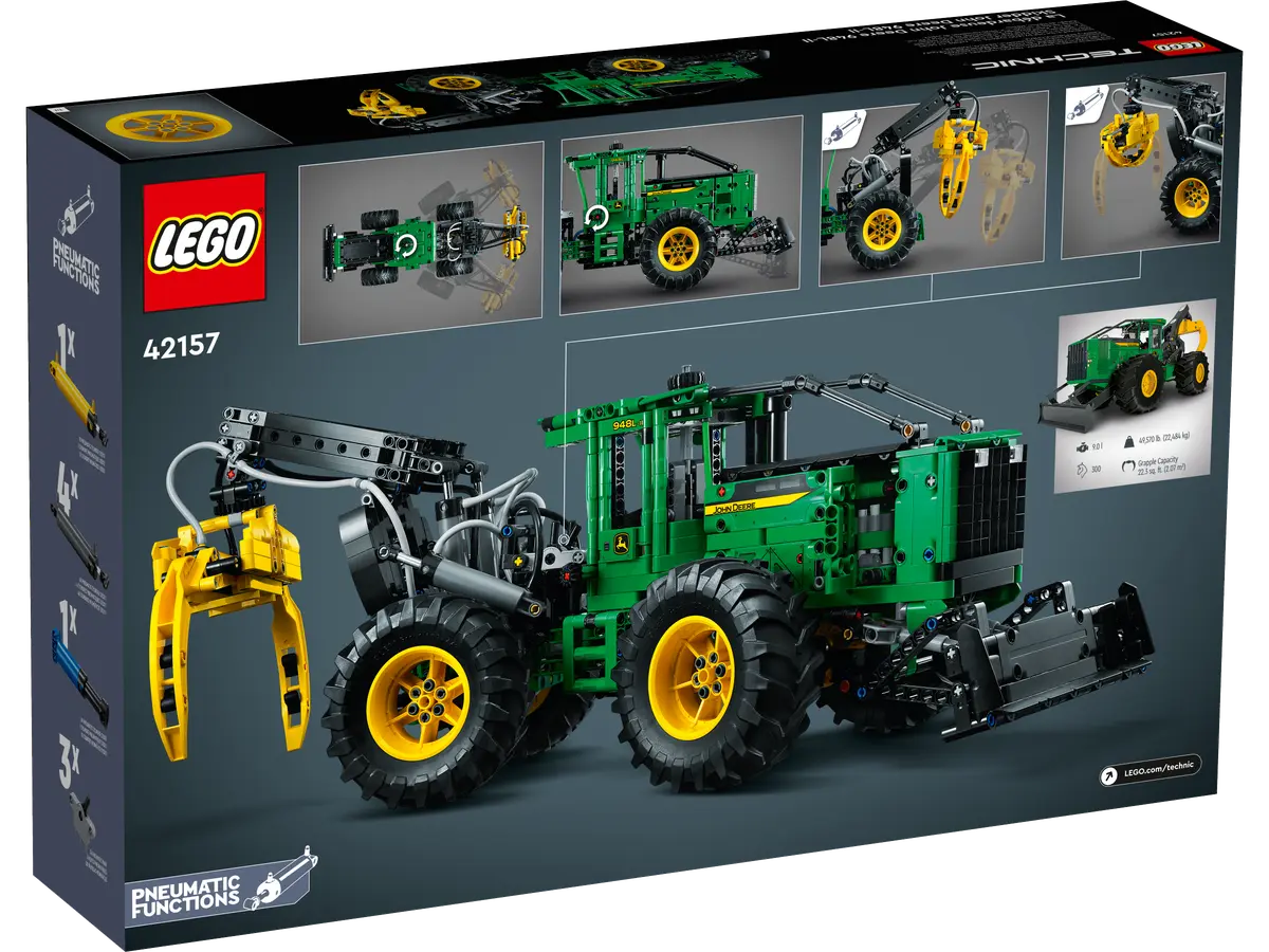 LEGO Technic 42157 John Deere 948L II Skidder