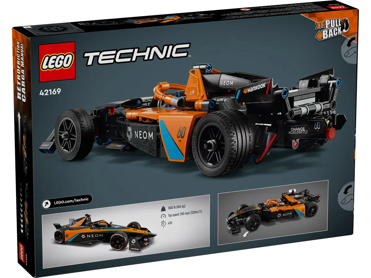 LEGO Technic 42169 NEOM McLaren Formula E Team